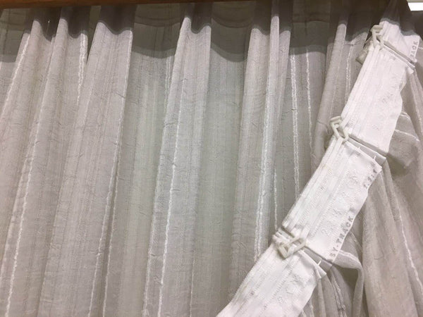 50mm wide, 2.5:1 fullness, triple pleat tape - Sold by the roll
